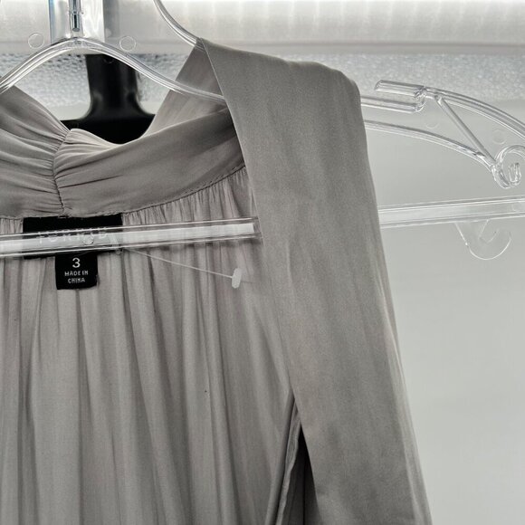 Torrid Women's Sleeveless Blouse Tie V-Neck Gray Size 3X - Picture 4 of 9